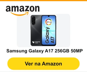 Samsung Galaxy A17 256GB 50MP — na Amazon