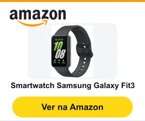 Smartwatch Samsung Galaxy Fit3 — na Amazon