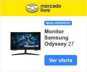 Monitor Samsung Odyssey 27 — no Mercado Livre