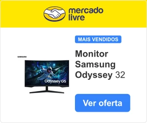 Monitor Samsung Odyssey 32 — no Mercado Livre