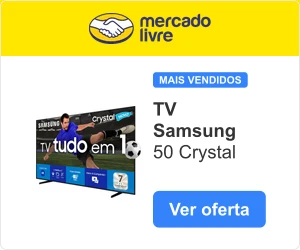 TV Samsung 50 Crystal — no Mercado Livre