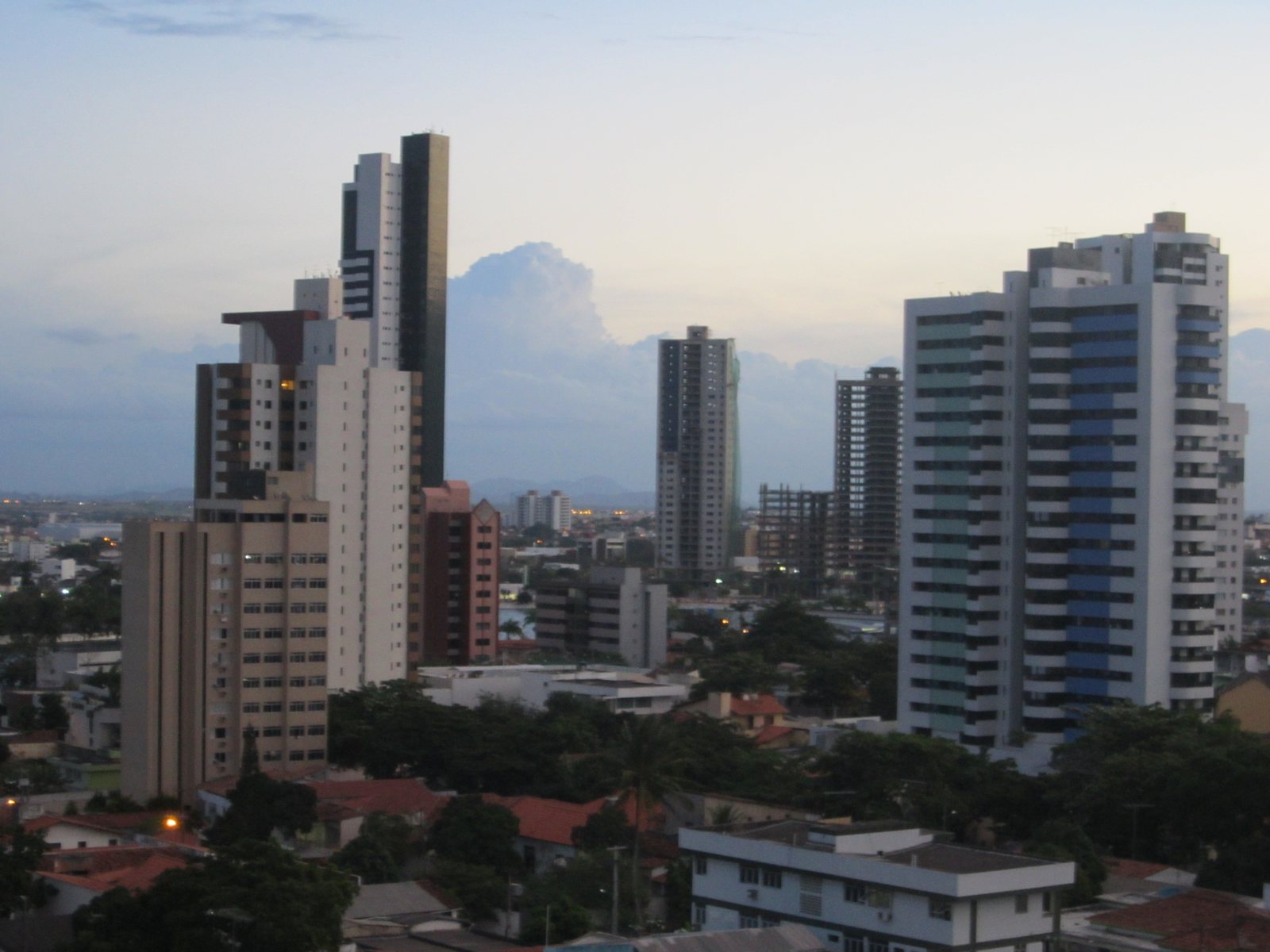 Edificações no centro histórico de Campina Grande, na Paraíba.