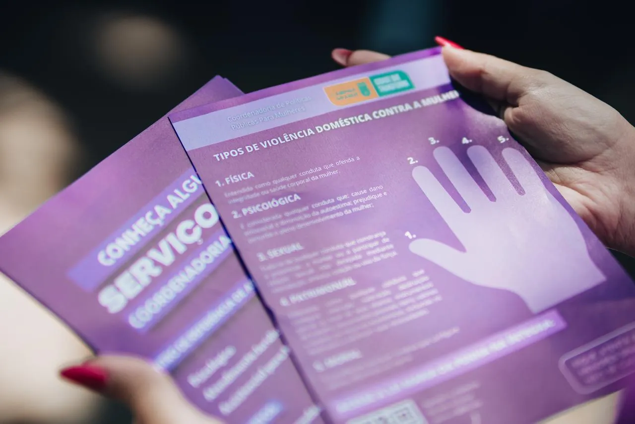 Ação da Coordenadoria da Mulher de Campina Grande no mês Agosto Lilás