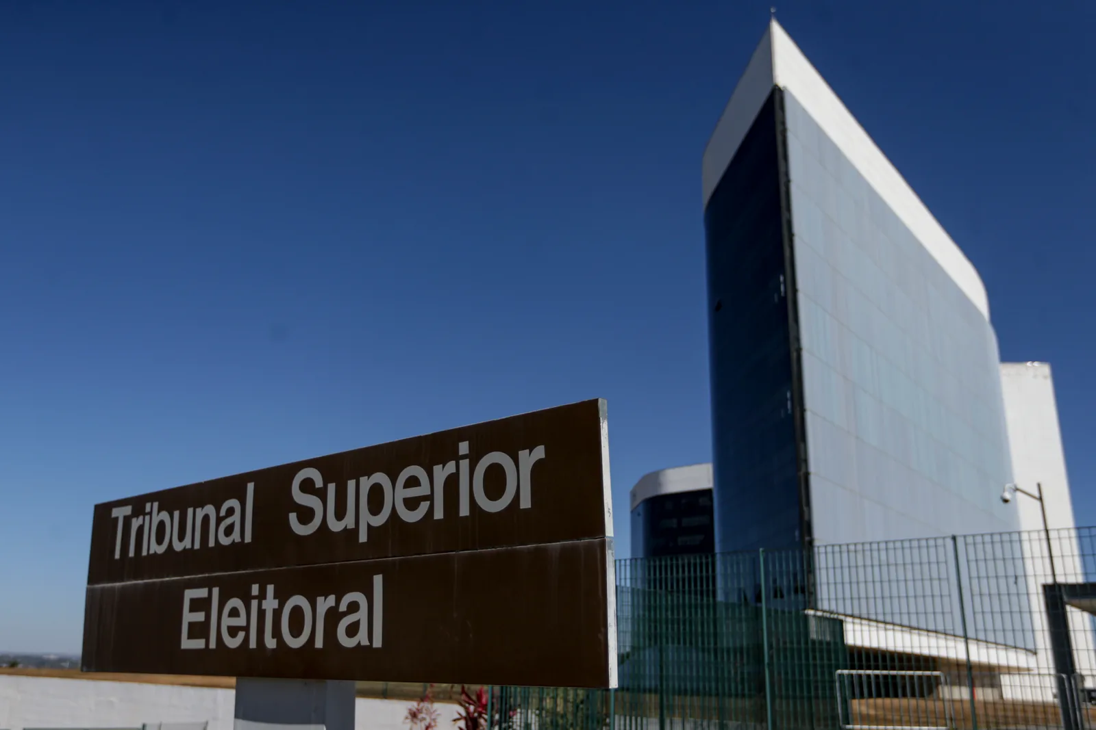 Edifício sede do Tribunal Superior Eleitoral (TSE), em Brasília.